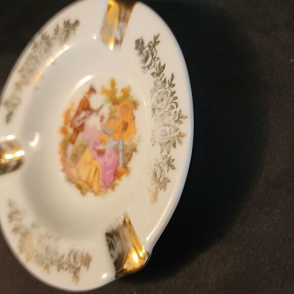 Vintage French Limoges Decorated Paris Ashtray! - Picture 5 of 6